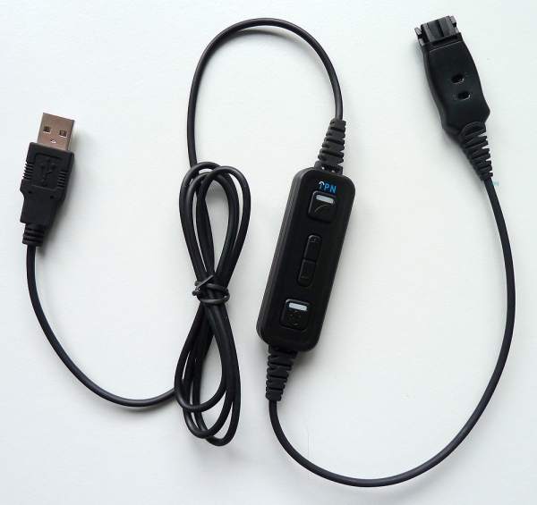 IPN QD/USB adapter cable with Swich Microsoft Lync optimized IPN111
