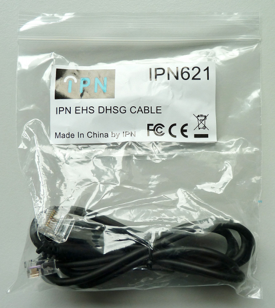 IPN EHS-Adapter RJ9/RJ45 on RJ45 for UNIFY Siemens DHSG Link for IPN W9xx Headset series IPN621