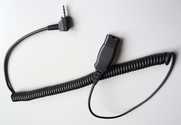 IPN QD to 2,5mm 90 degrees jack plug IPN102