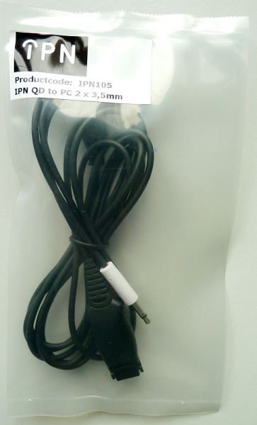 IPN QD to 2 x 3,5mm for PC soundcard IPN105