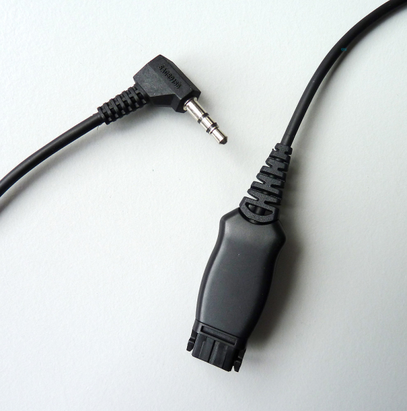 IPN QD to 3,5mm 90 degrees jack plug with 2 rings IPN103