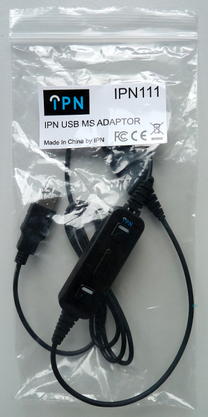 IPN QD/USB adapter cable with Swich Microsoft Lync optimized IPN111