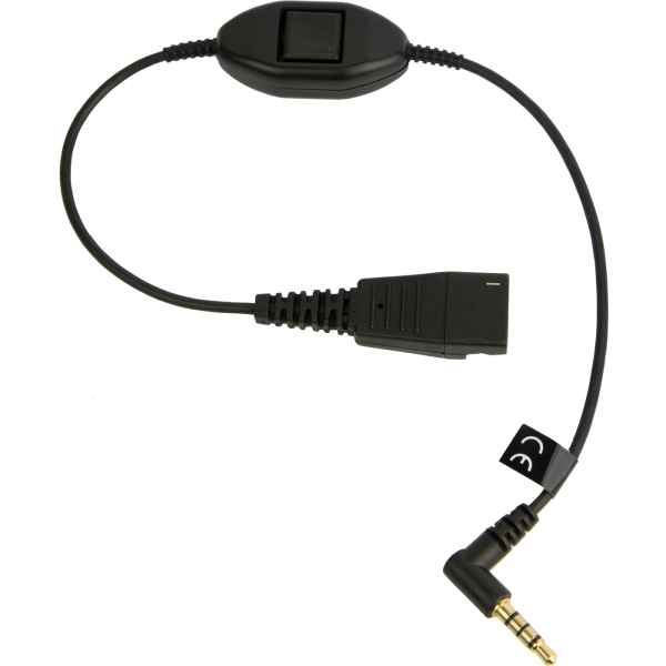Jabra QD auf 2,5mm Klinke für Cisco Geräte 8800-00-79