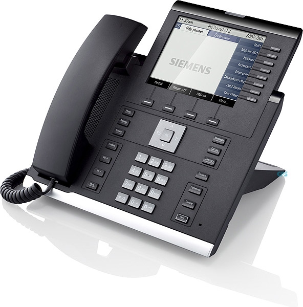 OpenScape Desk Phone IP 55G HFA V3 Text Schwarz L30250-F600-C281 Refurbished