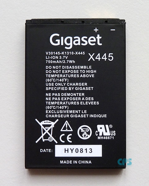 OpenStage SL4 OpenScape SL5 & SL6 professional Original Akku Batterie 750 mAh V30145-K1310-X445 NEU