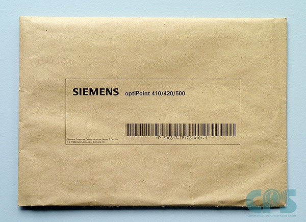 Siemens optiPoint 410/420/500 accessories pack Beipack S30817-D7172-A101-1 NEW