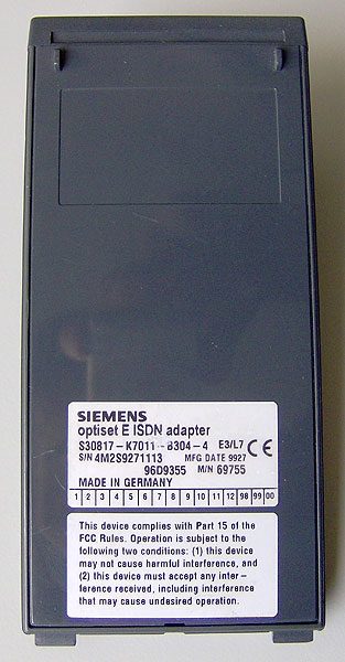 Optiset E ISDN adapter S30817-K7011-B304 Refurbished
