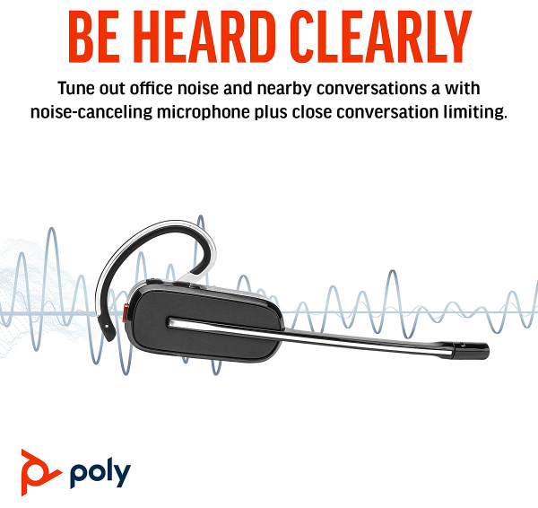 Poly Savi 8445 Office DECT Convertible Headset EMEA 8L5B4AA#ABB, 2-221107-205