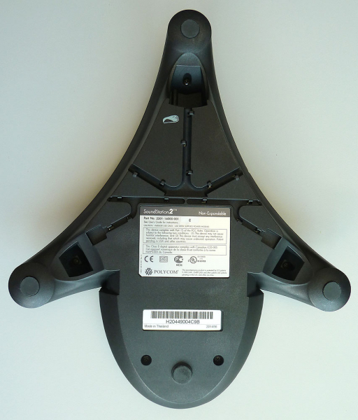 Poly SoundStation2 (analog) conference phone with display, Non-expandable 2201-16000-001 Refurbished