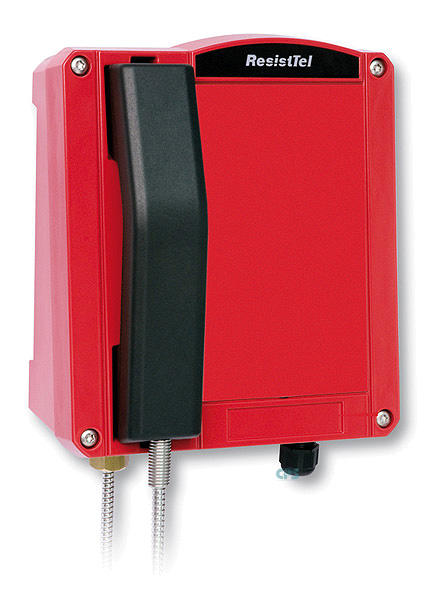 FHF Weatherproof Telephone ResistTel ZB red without keypad 1126430202