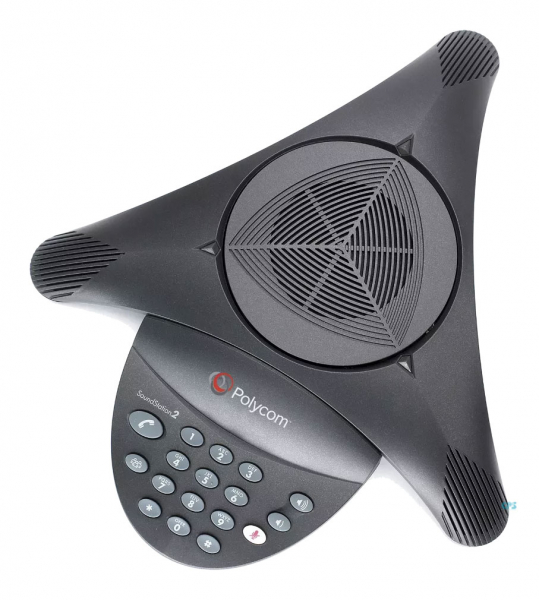 Poly SoundStation2 (analog) Konferenztelefon ohne Display, Nicht erweiterbar, AC Netz-/Telco-Modul, EURO 2200-15100-122