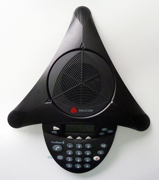 Poly SoundStation2 (analog) conference phone with display, Non-expandable, without Power Supply 2201-16000-601 Refurbished